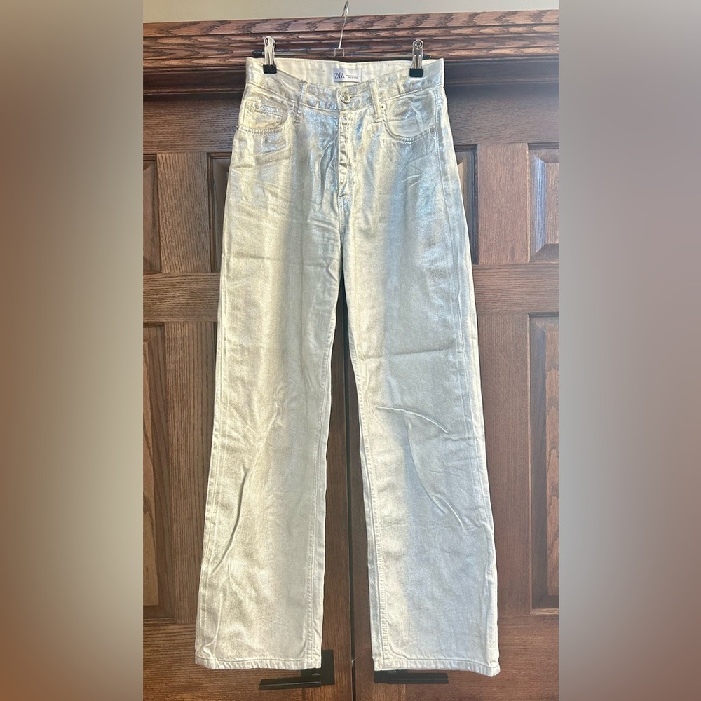 Zara Silver Jeans